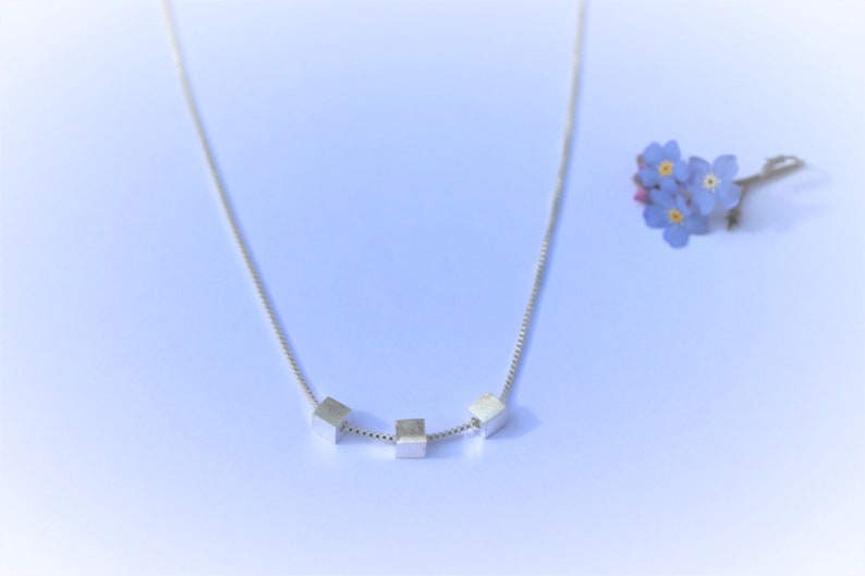 Square cube necklace