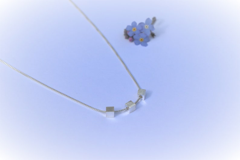 Square cube necklace