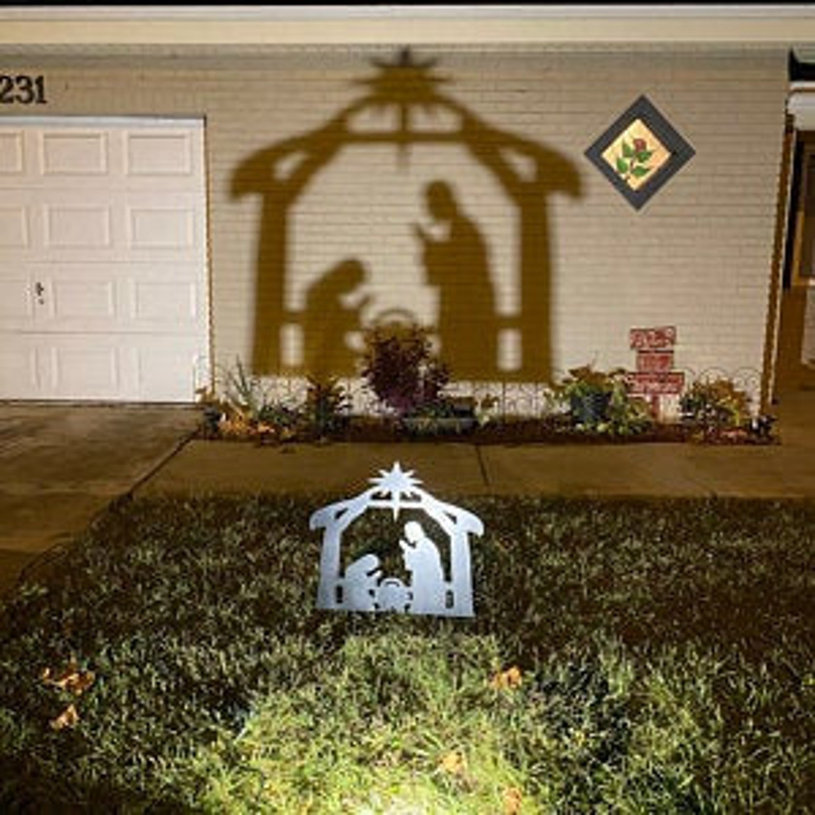 Nativity Scene Shadow Caster - Etsy