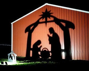 Large Nativity Scene Shadow Caster