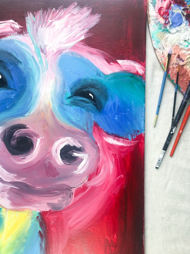 Abstract Cow Painting 3