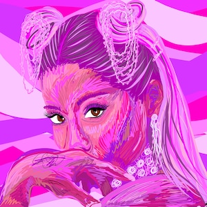 Ariana Grande Print - 7 Rings