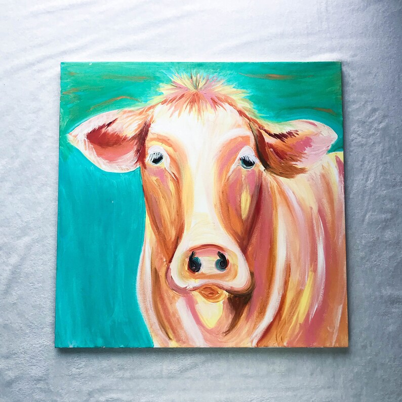 Abstract Cow Painting 4
