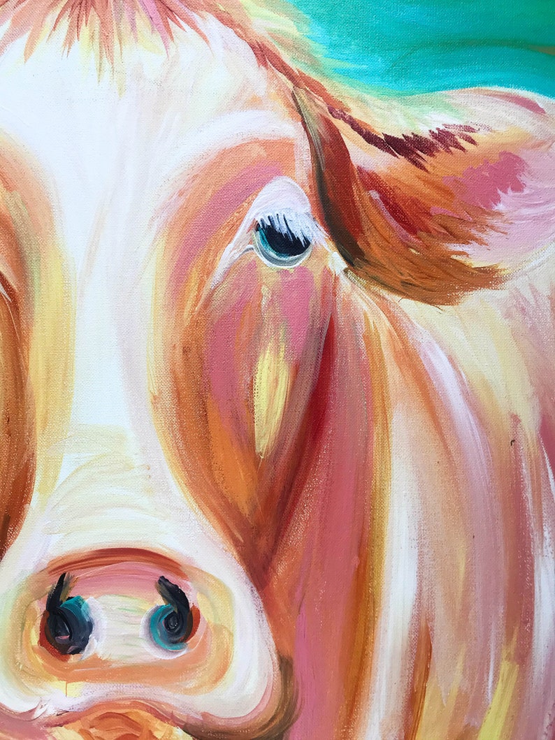 Abstract Cow Painting 4
