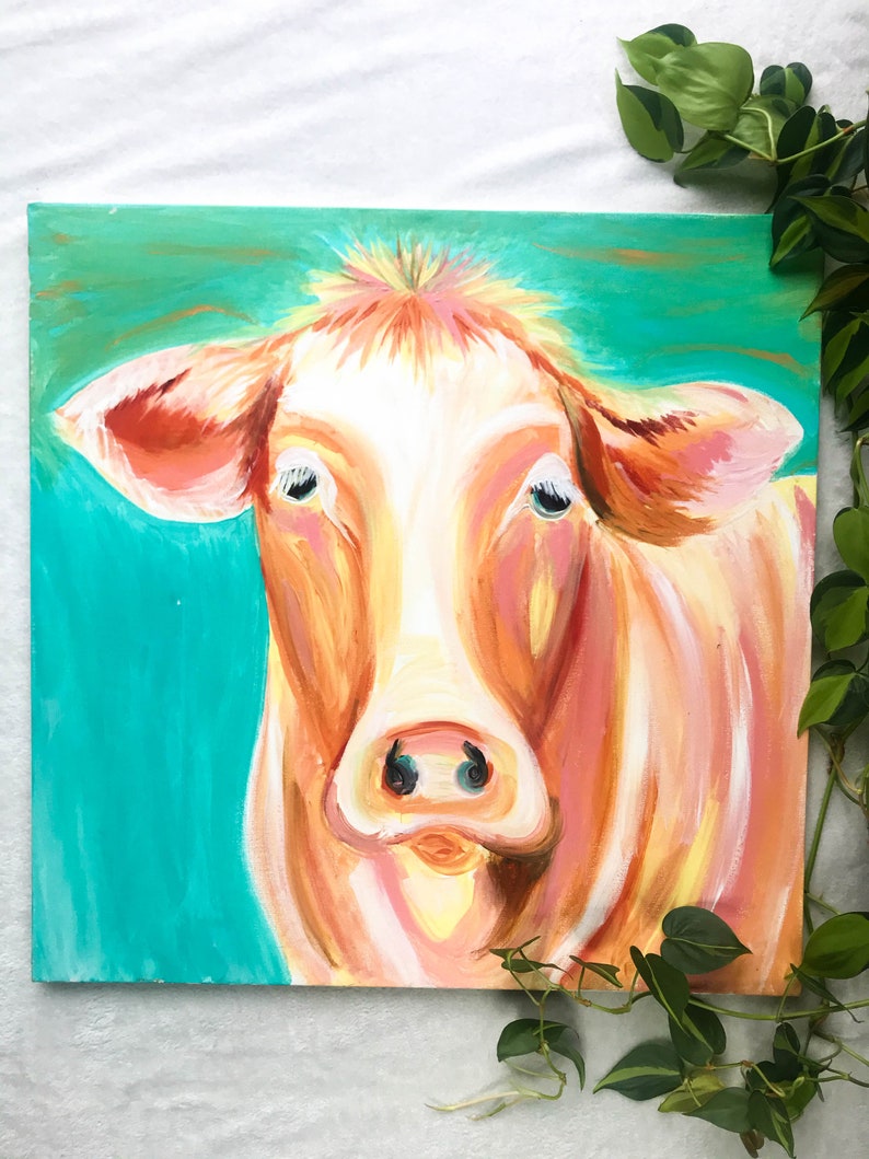Abstract Cow Painting 4