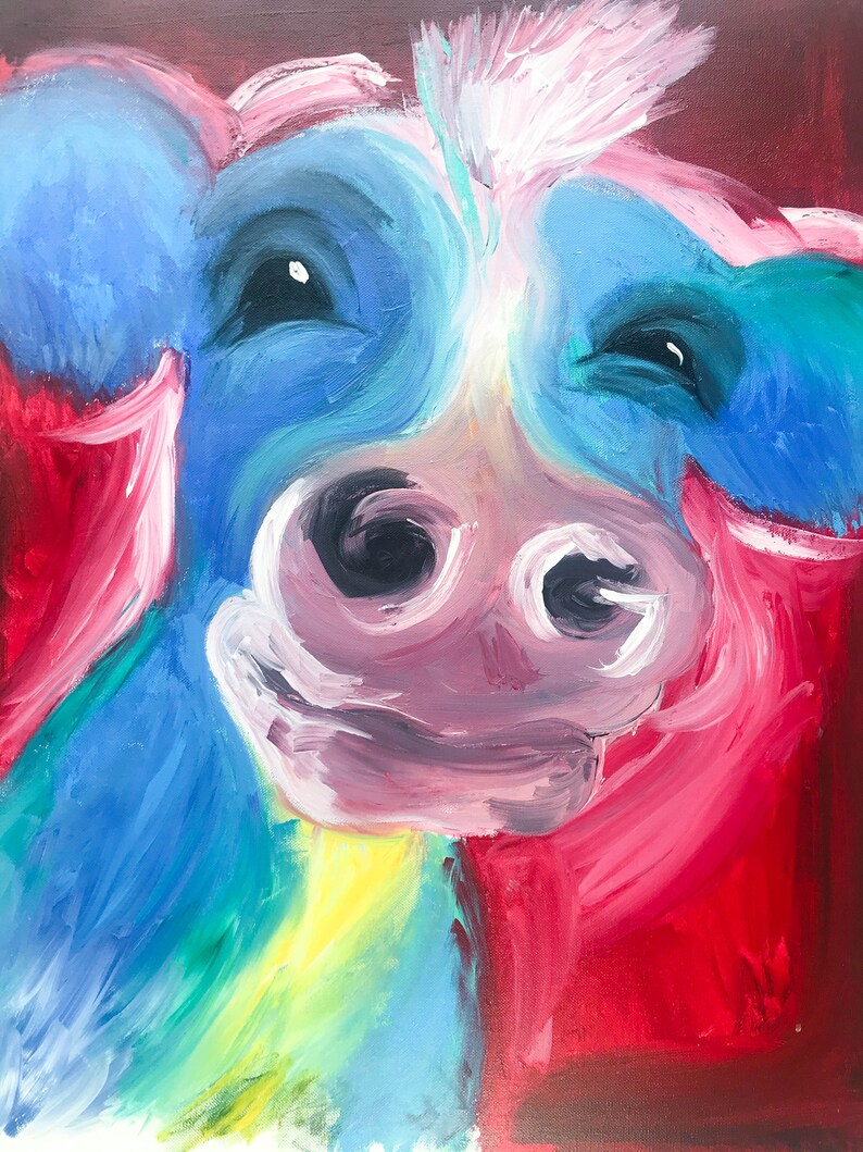 Abstract Cow Painting 3