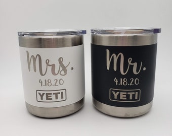 mr and mrs yeti tumblers