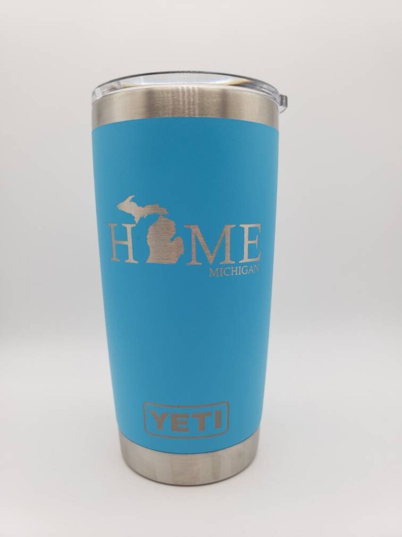 Love Michigan / Native / Home Engraved YETI Rambler Tumbler Etsy