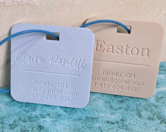 Personalized Luggage Tags | Bag Tags | Custom ID Tags | Backpack Tag | Travel Accessories | Acrylic Travel Tags | Bridal Party Gift