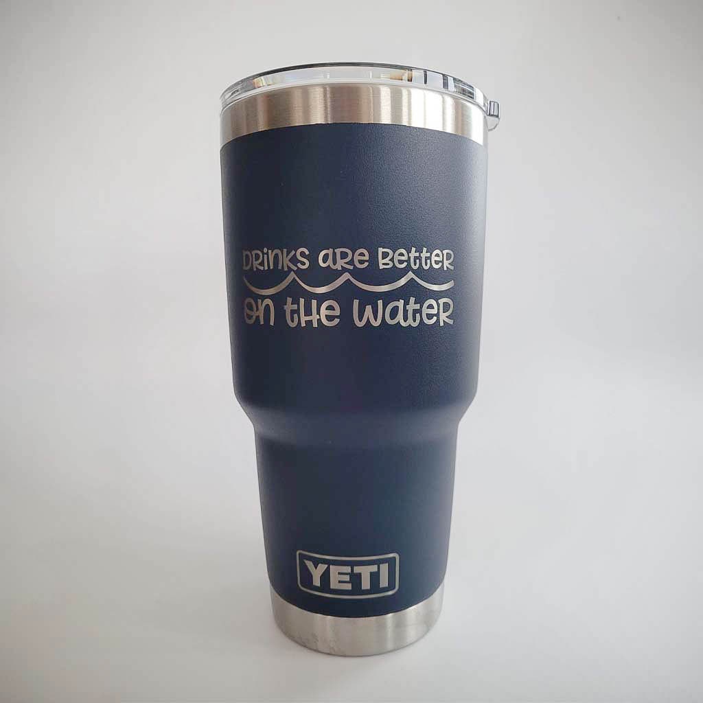 Of Course Size Matters Who Wants a Small Drink Engraved YETI Rambler Tumbler  Engraved Travel Mug Anchor Nautical Theme Boating 