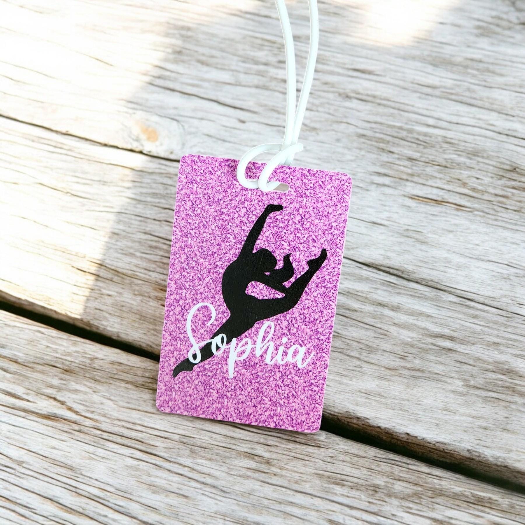 Etiquetas para bolsas de deportes de baile personalizadas / Etiquetas para bolsas de equipo / Regalo de baile / Etiquetas para equipaje de equipo / Equipo de baile competitivo / Ballet lírico de hip hop