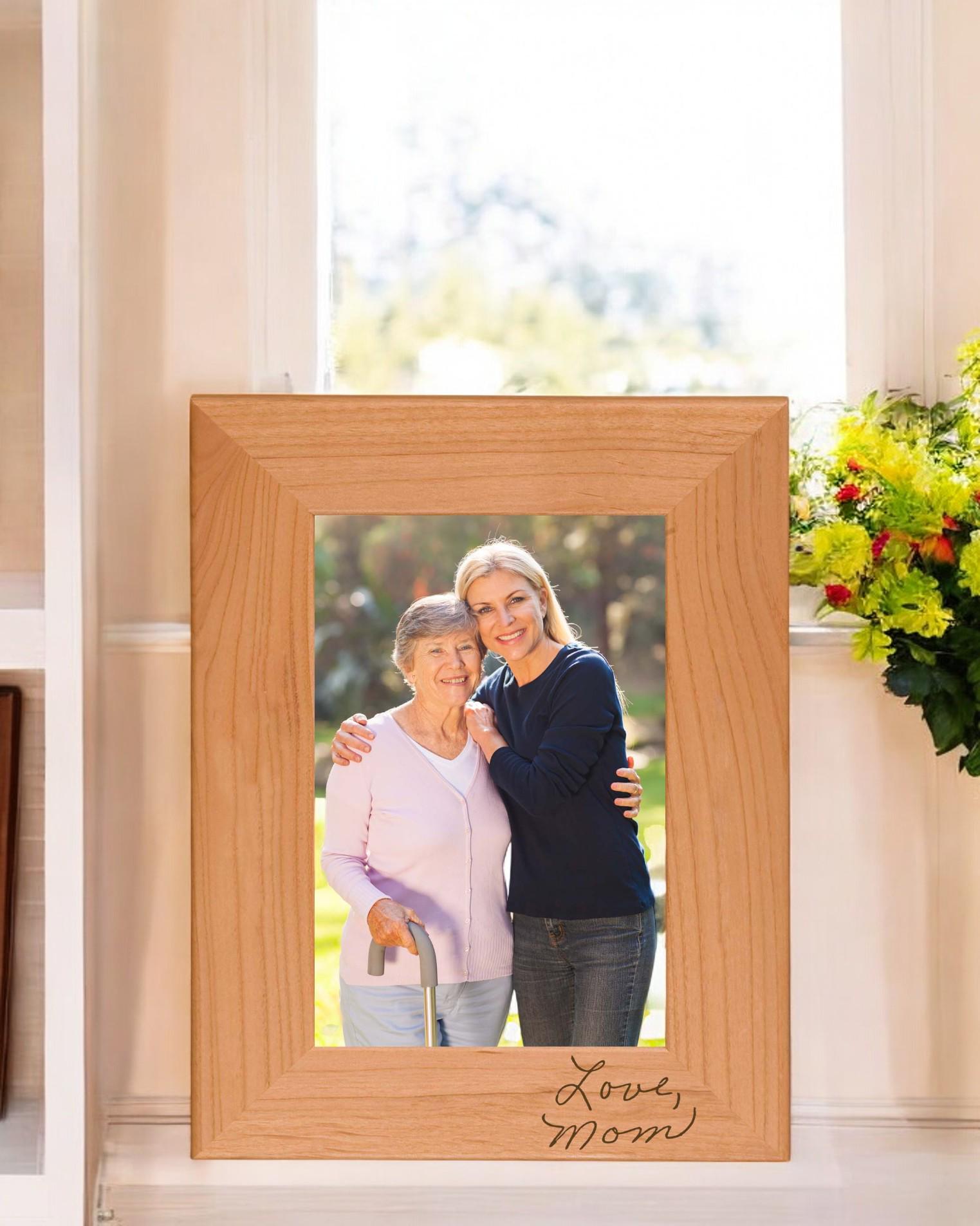 Handwriting Custom Engraved Picture Frame | Personalized Photo Frame ...