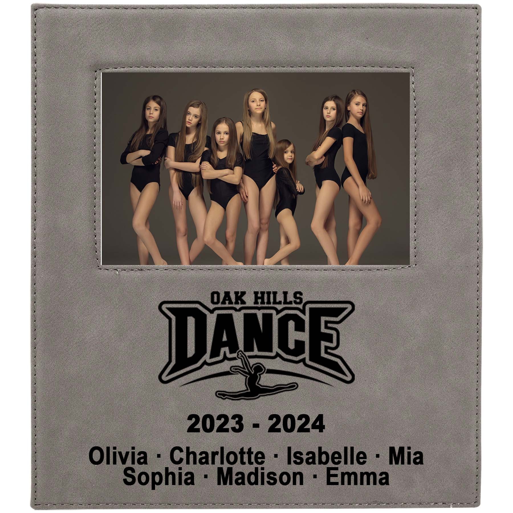 Dance Team Custom Engraved Picture Frame| Personalized Dance Photo ...