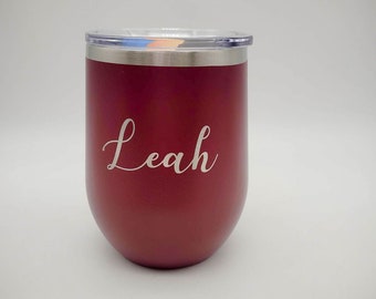 Personalized Engraved Polar Camel Wine Tumbler | Insulated Wine with Lid | Wine Lover Gift | Personalized Tumbler | Monogram | Custom Wine