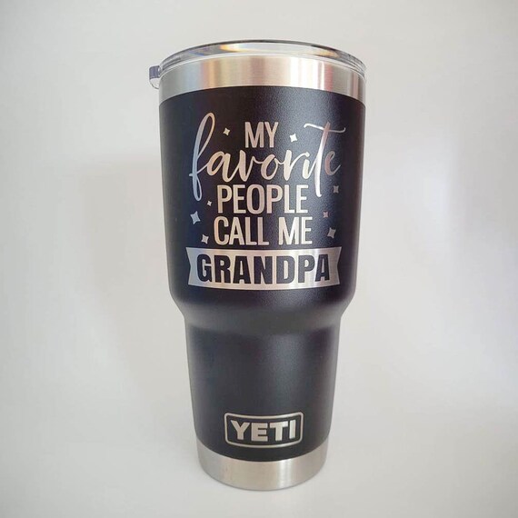 Best Grandpa Ever Engraved YETI Tumbler