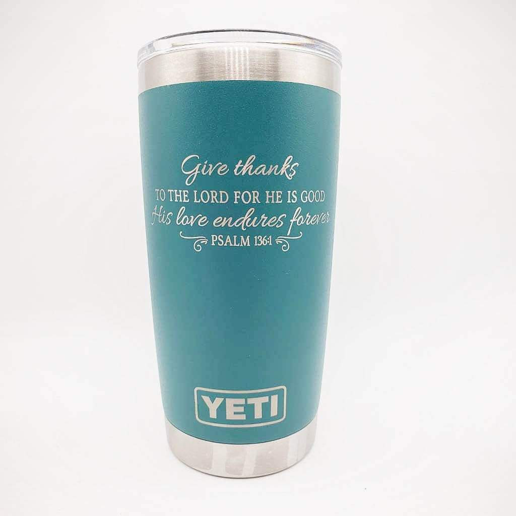 1 Corinthians 13:13 - Custom Scripture Engraved YETI Tumbler – Sunny Box