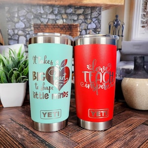 Best Teacher Engraved YETI Rambler Tumbler | Engraved Tumbler | Christmas Gift for Teacher | Autism Teacher | Teacher Appreciation | Mentor