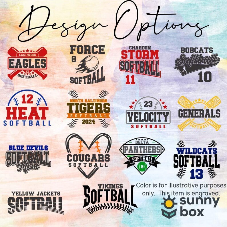 Softball Team Mascot Laser Engraved YETI Rambler Tumbler | Sports Tumblers | Softball | School Fundraising | Booster Club | School Spirit image 5