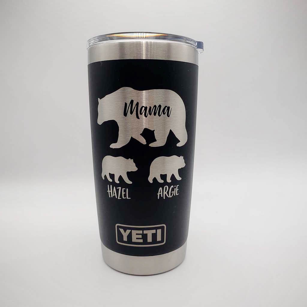 Custom Yeti 14oz Camp Mug PAPA Bear Laser Engraved - Small Batch Louisiana