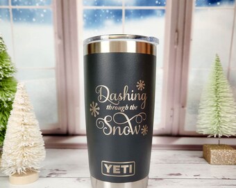 Joy to the World - Custom Christmas Engraved YETI Tumbler – Sunny Box