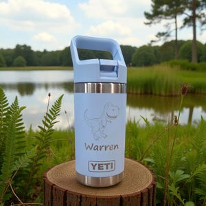 Personalized Engraved YETI Rambler Water Bottle | Kids YETI Water ...