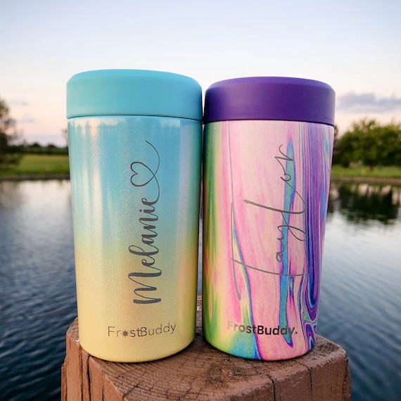 Personalized Engraved Frost Buddy Universal Can Cooler Insulated