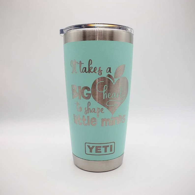 It Takes a Big Heart to Shape Little Minds Teacher Laser Engraved