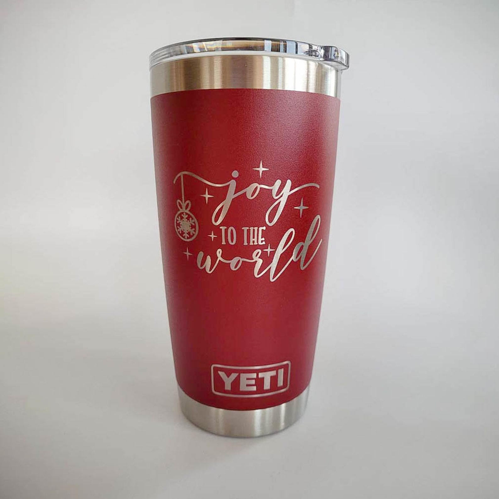 Joy to the World Engraved Christmas YETI Rambler Tumbler Etsy