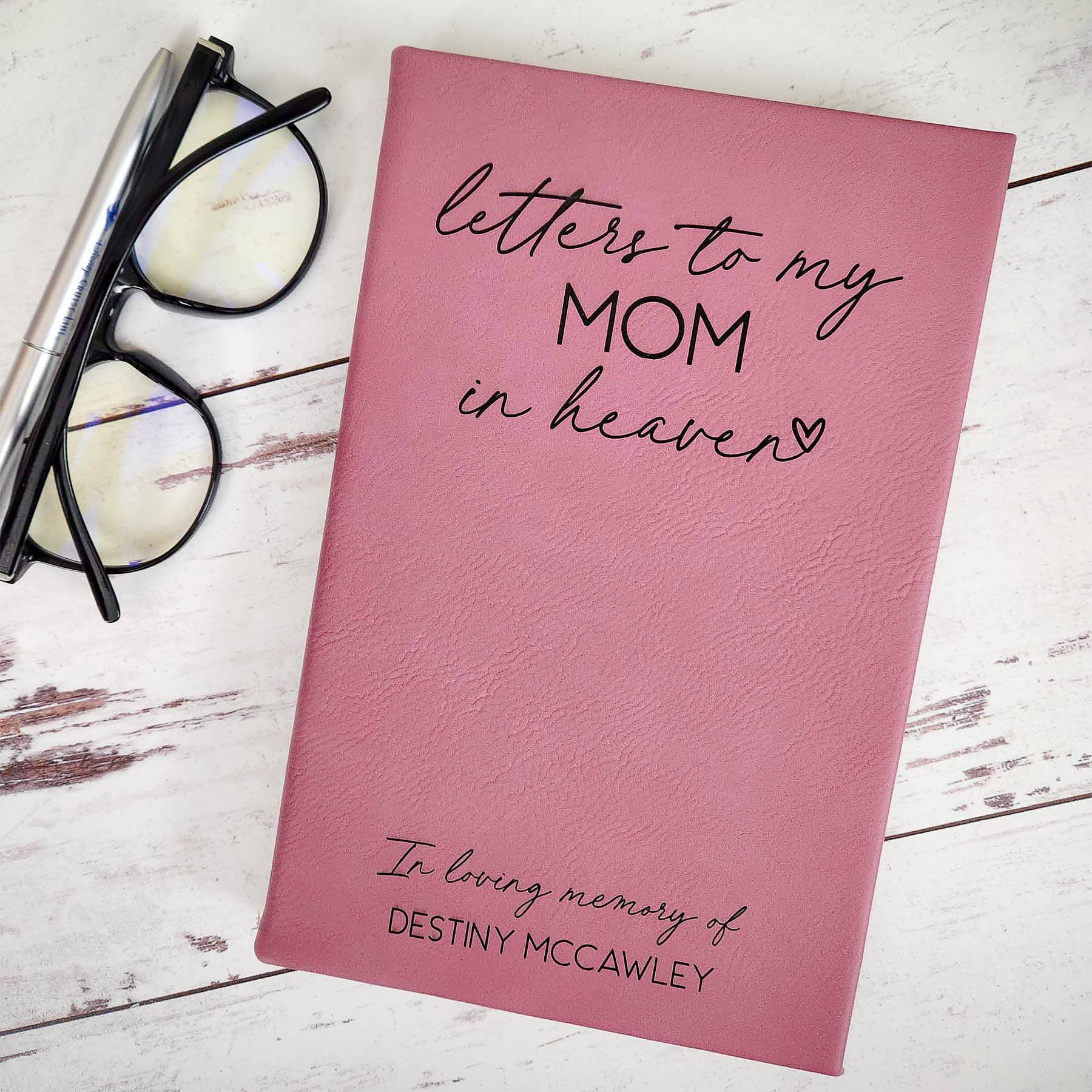 Loss of Mom Personalized Engraved Grief Journal | Letters to My Mom in ...