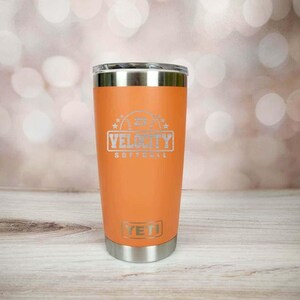 Softball Team Mascot Laser Engraved YETI Rambler Tumbler | Sports Tumblers | Softball | School Fundraising | Booster Club | School Spirit image 8