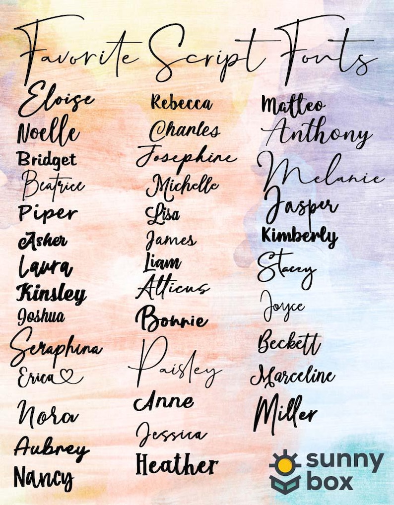 a watercolor painting with the names of different languages