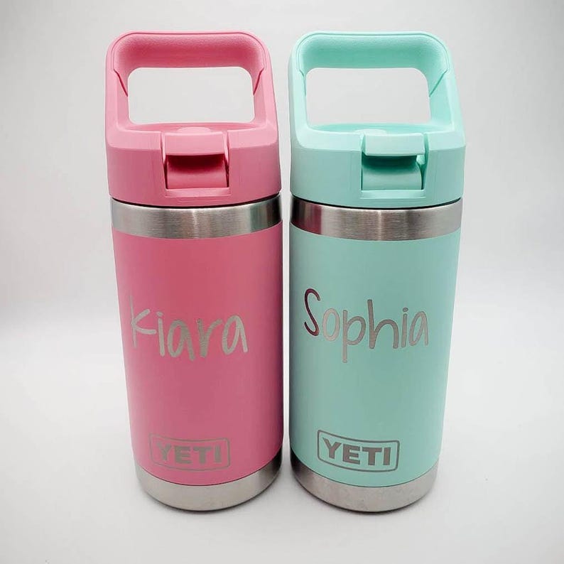Personalized Engraved YETI Rambler Water Bottle | Kids YETI Water ...