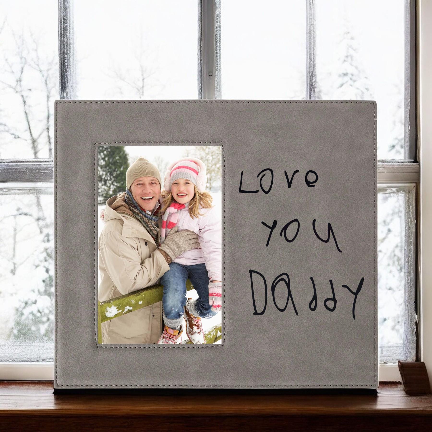 Handwriting Custom Engraved Picture Frame | Personalized Photo Frame ...