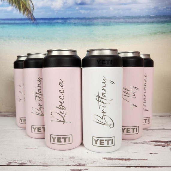 Engraved YETI Slim 12oz Can Colster Can Insulator Custom Gift Can Cozie  Insulated Can Holder Bridesmaid Gift Summer Drink Cooler -  Israel