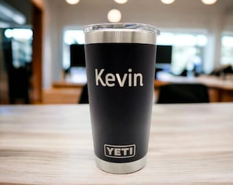 Personalized Engraved YETI Tumbler Water Bottle | Engraved Tumbler | Engraved Travel Mug | Gift for Him | YETI Rambler | Engraved Rambler