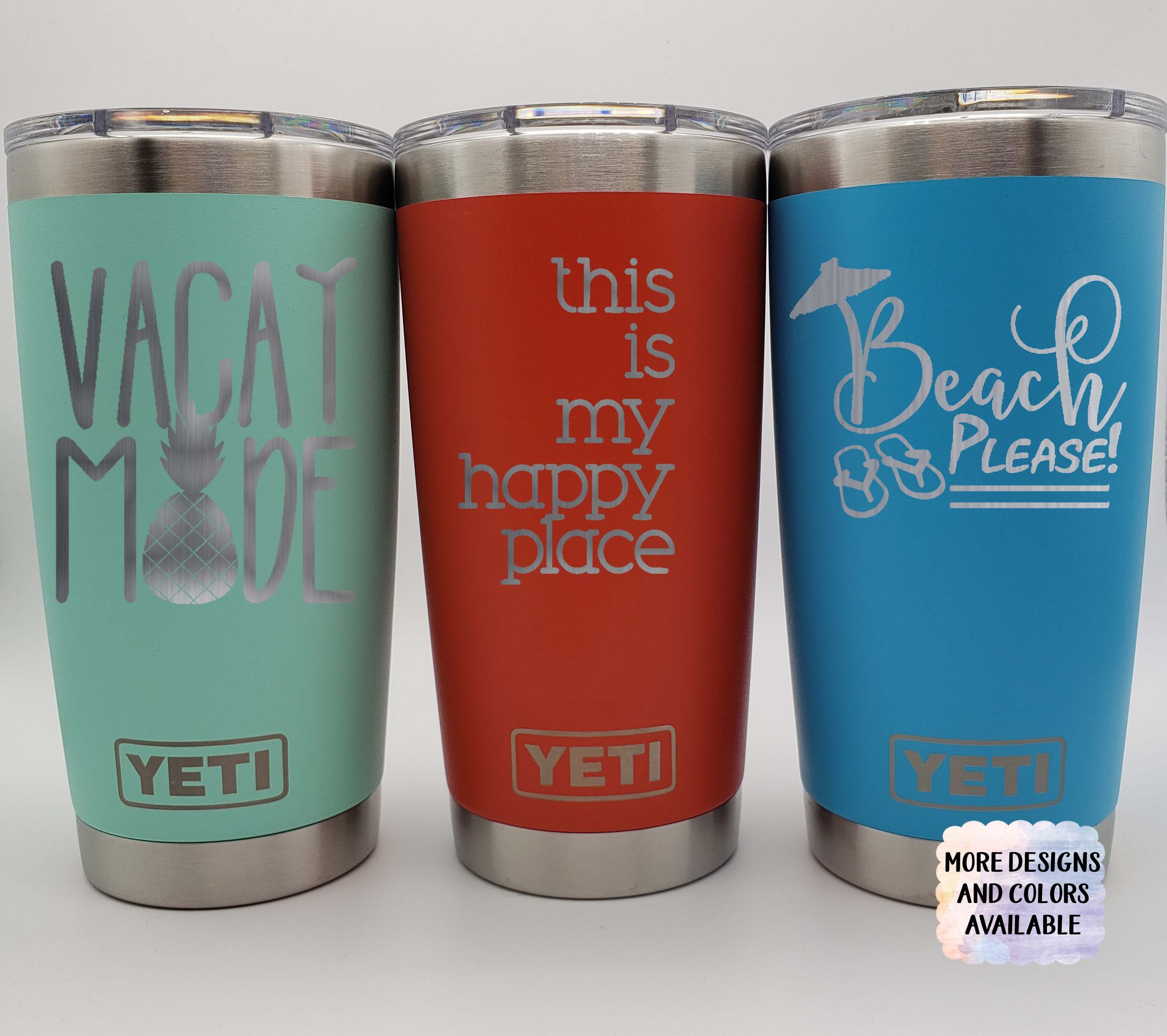 Beach themed yeti cup hot sale