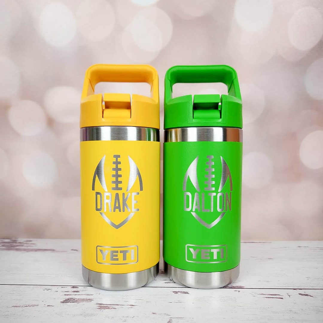 Personalized Kids 12oz/18oz Rambler Jr YETI Water Bottle / Sports