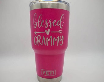 Blessed Grammy Engraved YETI Tumbler