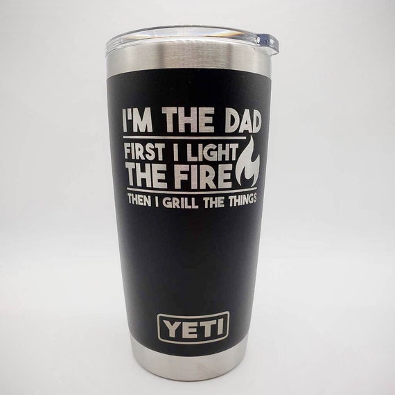 Grilling Dad Engraved YETI Rambler Tumbler Father's Day Engraved Tumbler  Personalized Father's Day Gift Grill Daddy Light the Fire -  Israel