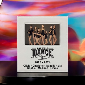 Dance Team Custom Engraved Picture Frame| Personalized Dance Photo Frame | Dance Coach Gift | Gift for Dance Team | Dance Gift Idea