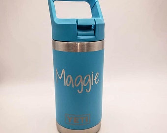 Personalized Engraved YETI 12oz Rambler Junior Water Bottle Kids YETI Cup  Kids Water Bottle Sports Youth Children Water Bottle -  Sweden