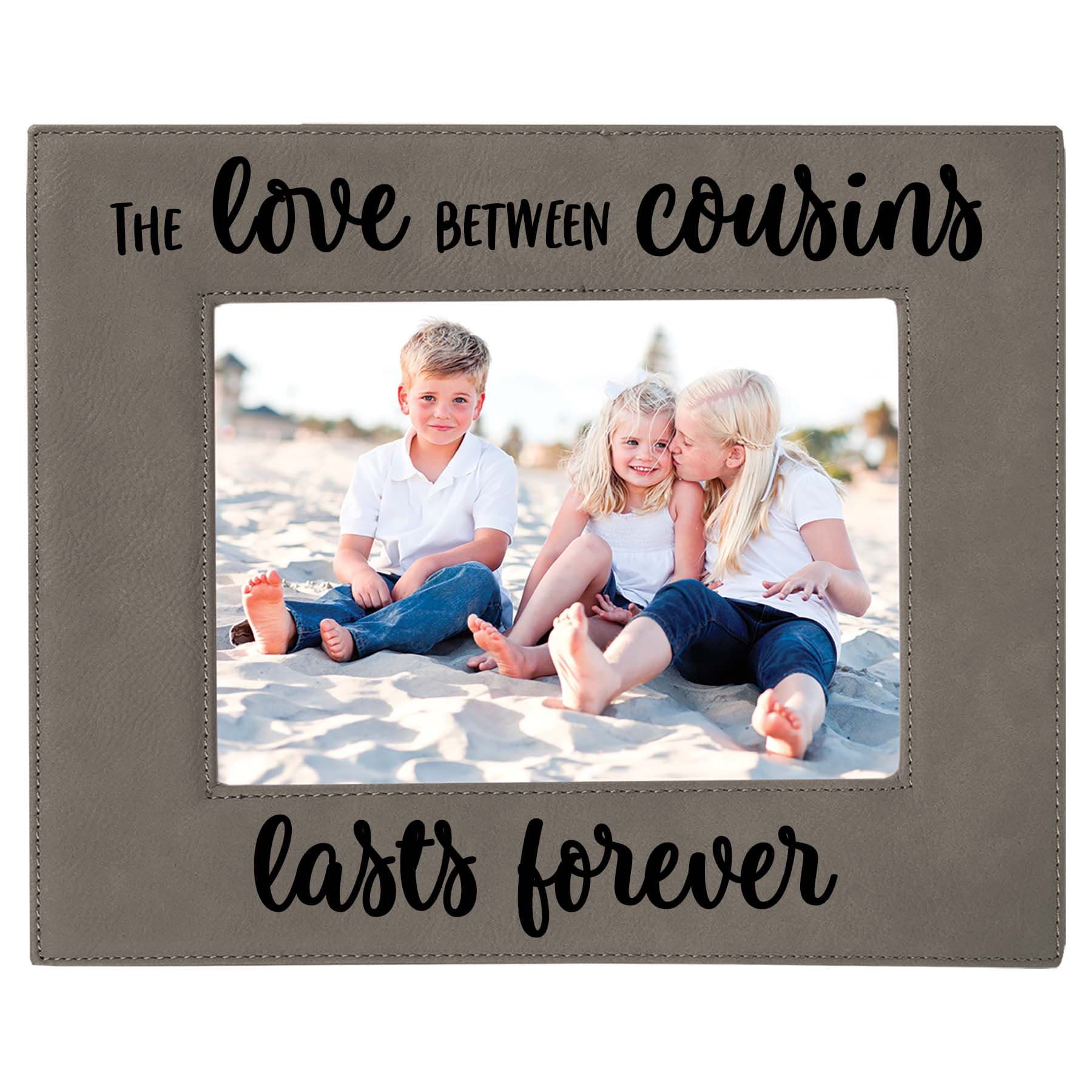 Personalized Cousins Engraved Picture Frame The Love Between Etsy