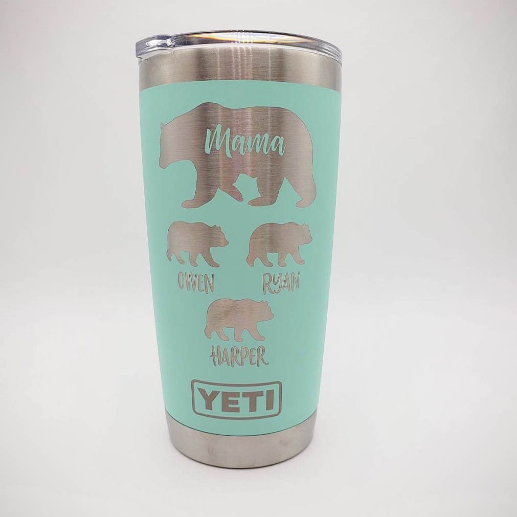 Mama Bear, Engraved Tumbler, Add up to 10 Mama Bear Cubs, Mothers day – Red  Robot Engraving