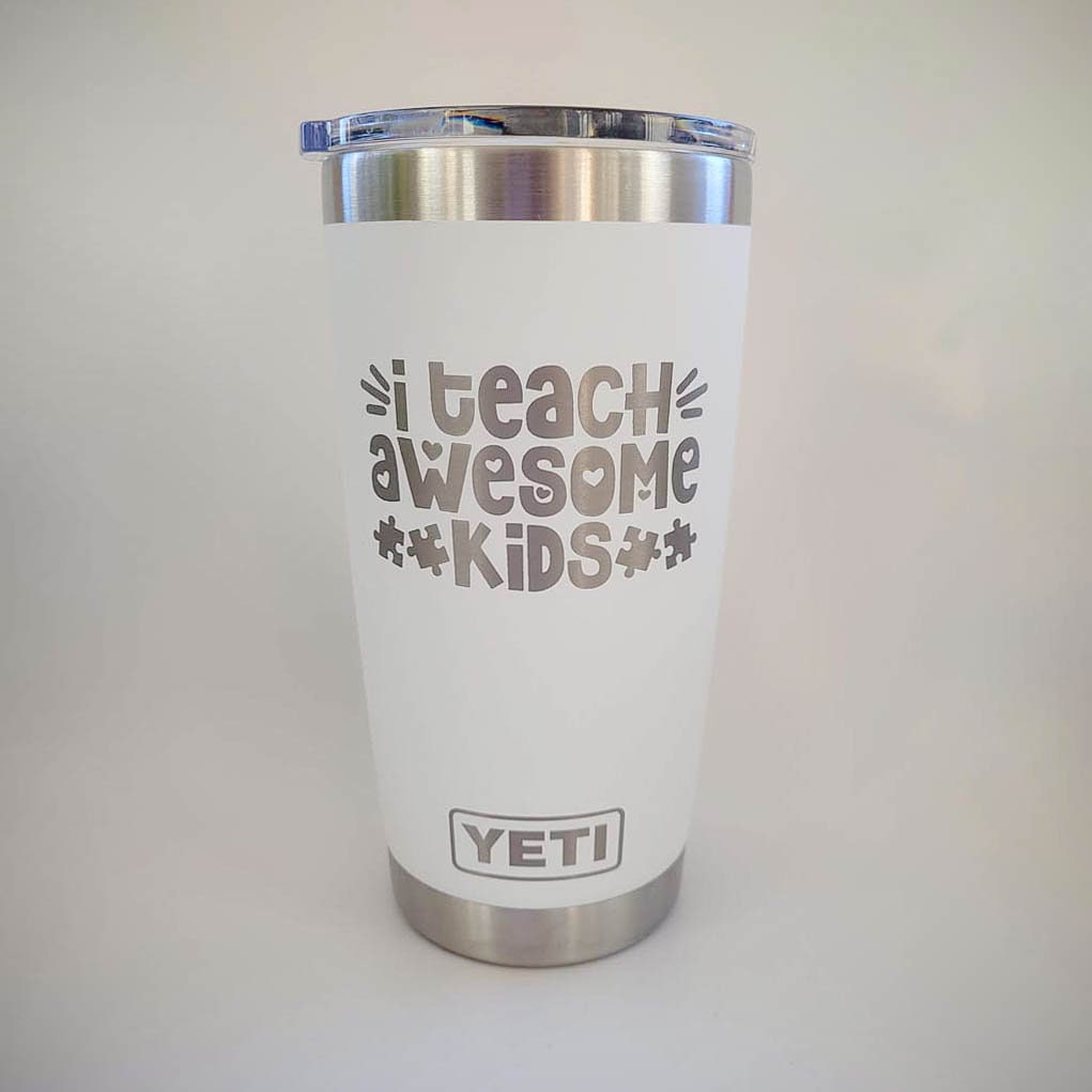 I Teach Awesome Kids - Autism Teacher Personalized YETI – Sunny Box