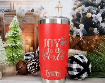 Merry Christmas Y'all - Engraved Christmas YETI Tumbler – Sunny Box