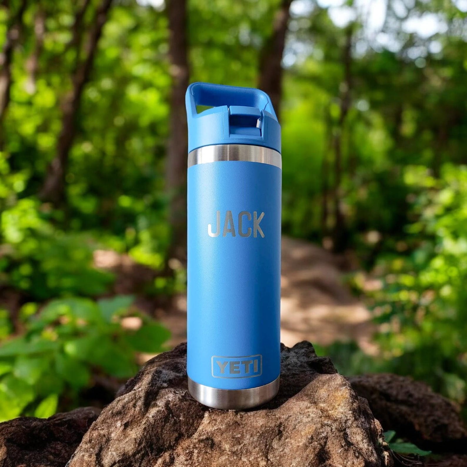Personalized Engraved YETI Rambler Water Bottle | Kids YETI Cup | Youth ...