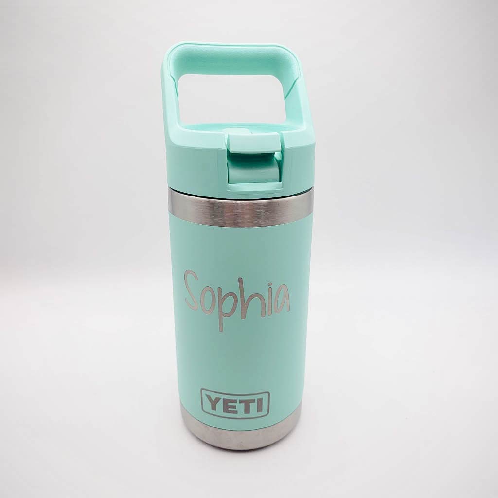 Custom kids YETI Rambler Jr., Laser engraved Kid's Tumbler – Four One Living