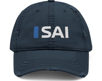 F1 Carlos Sainz "SAI" Embroidered distressed dad hat | Formula 1 Timing Tower name