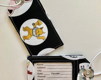 Pikachu Luggage Tag - Etsy