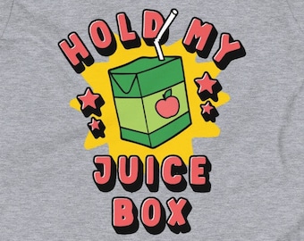 Hold My Juicebox Youth T-Shirt, Watch This, Funny Kids T-Shirt, Playground Tee, Cute School Tee, Show Off Child T-Shirt, Playdate T-Shirt